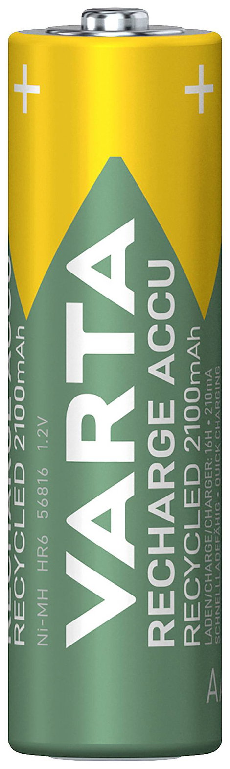 Varta RECH.AC.RECYC.AA2100mAh BLI2 Ceruzaakku NiMH 2000 mAh 1.2 V 2 db