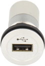 USB hüvely, beépíthető, 2.0 Alj, beépíthető Schlegel Elektrokontakt LED színű gyűrűvel: kék RRJ_USB_ bélyegkép