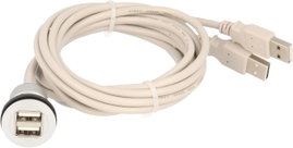 2 x USB 2.0 csatlakozó A - 2 x USB 2.0 csatlakozó A Schlegel Elektrokontakt RRJ_2USB_150CM Schlegel 