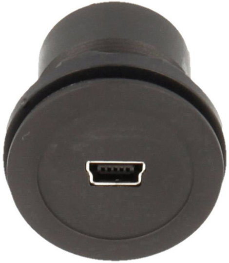 USB hüvely, beépíthető, 2.0 Alj, beépíthető Schlegel Elektrokontakt RRJ_MINIUSBSW_BB Schlegel Tartal