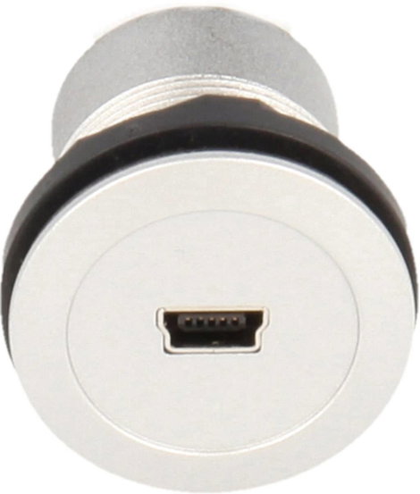 USB hüvely, beépíthető, 2.0 Alj, beépíthető Schlegel Elektrokontakt RRJ_MINIUSB_BB Schlegel Tartalom
