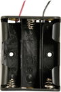 Velleman BH331A Elemtartó 3 Ceruza (AA) Kábeles (H x Sz x Ma) 58 x 48 x 17 mm 2. bélyegkép
