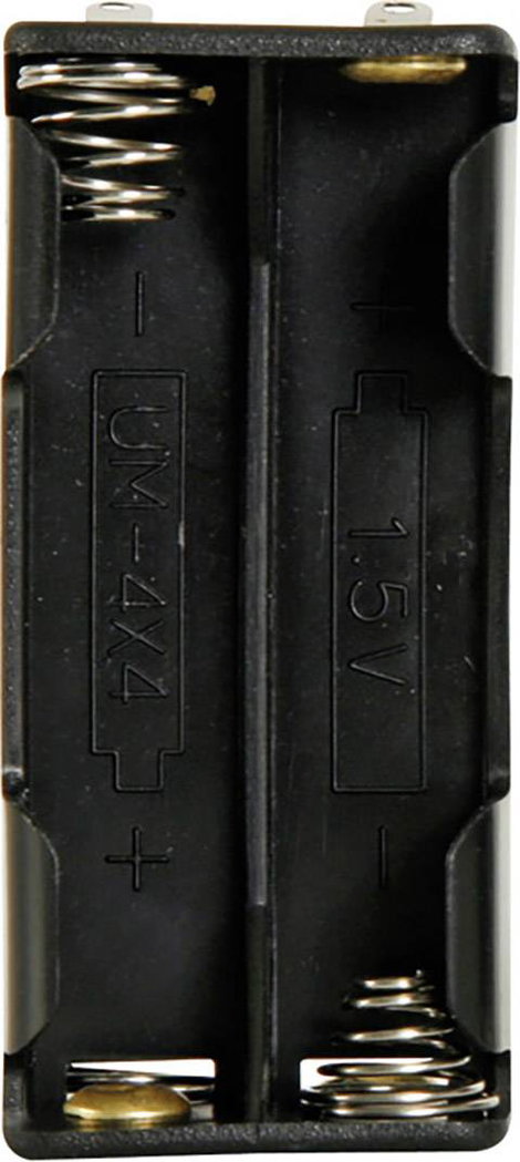 Velleman BH443D Elemtartó 4 Mikro (AAA) Forrasztható csatlakozó (H x Sz x Ma) 53 x 27 x 25 mm 2. kép