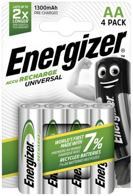 Energizer Universal HR06 Ceruzaakku NiMH 1300 mAh 1.2 V 4 db
