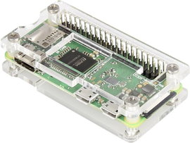 Joy-it Makercase RP-Zero SBC ház Alkalmas: Raspberry Pi Átlátszó akrilüveg