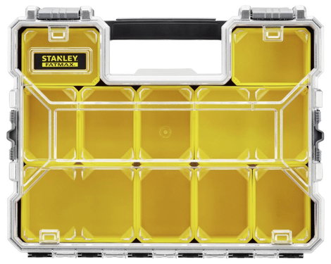 STANLEY Univerzális Rendszerező doboz (H x Sz x Ma) 44.6 x 35.7 x 7.4 cm Rekeszek: 10 Tartalom, tart 2. kép