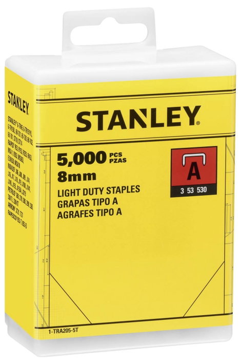 A típusú zárójelek 5000 db Stanley 1-TRA205-5T 2. kép