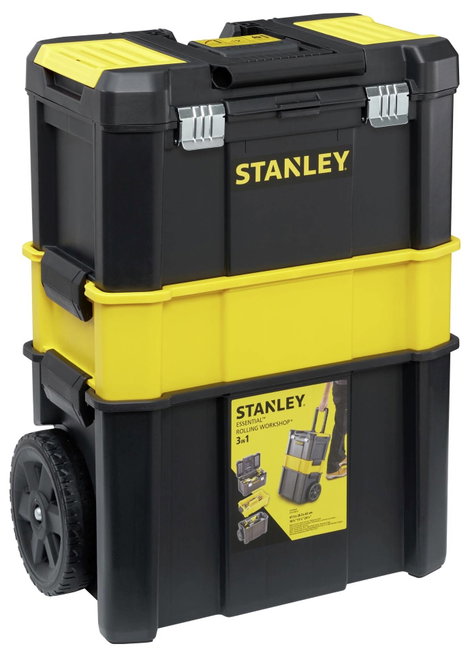 STANLEY STST1-80151 Szerszámos láda tartalom nélkül Műanyag Fekete, Sárga 2. kép