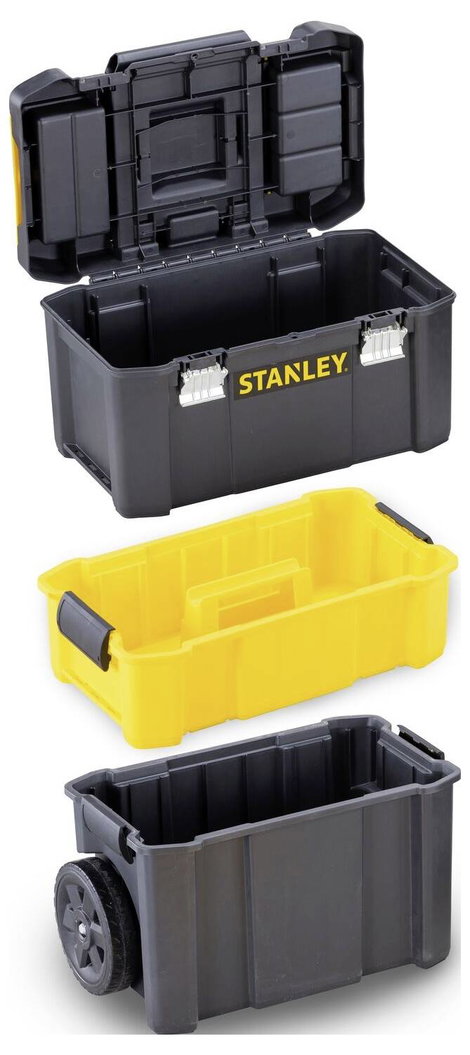STANLEY STST1-80151 Szerszámos láda tartalom nélkül Műanyag Fekete, Sárga 7. kép