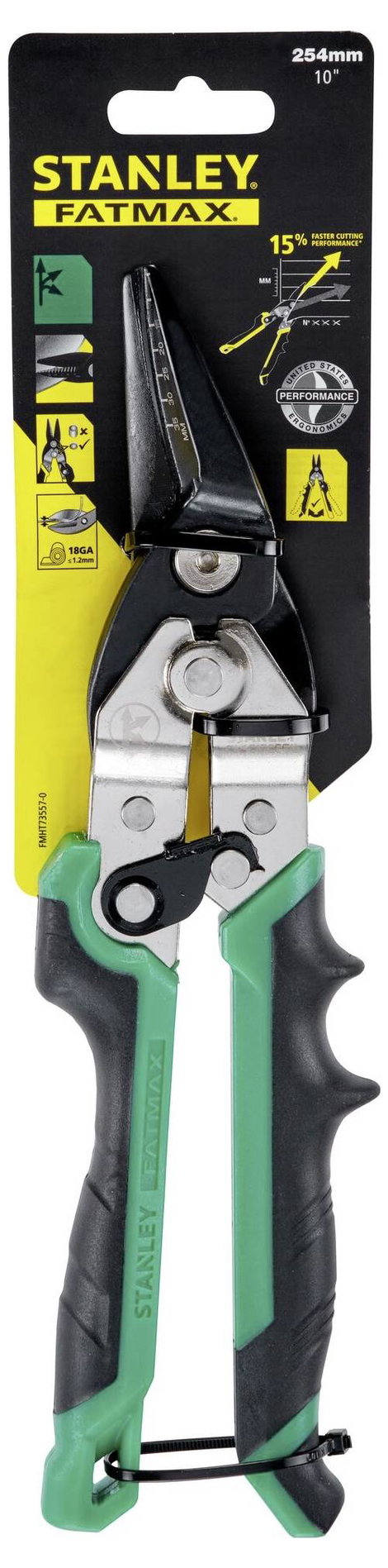 Lemezvágó olló 250 mm, jobbos, Stanley FatMax Ergo Aviation Snip FMHT73557-0 2. kép