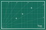 Donau Elektronik Vágószőnyeg (H x Sz) 450 mm x 300 mm Zöld 1 db bélyegkép