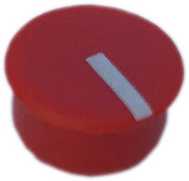 PSP C100-6 Fedősapka Piros, Fehér Alkalmas 10 mm-es kerek gomb 1 db