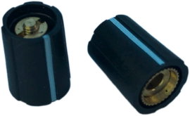 PSP S100-400-1 S100-400-1 Forgatógomb Fekete (Ø x Ma) 10 mm x 13.5 mm 1 db