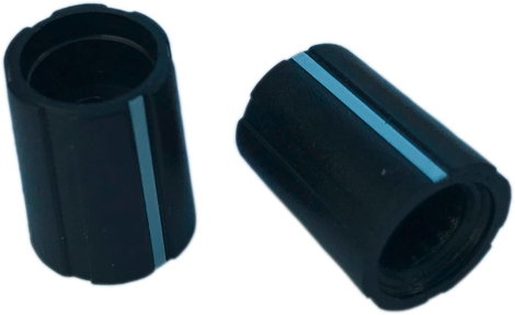 PSP S100-618-1 S100-618-1 Forgatógomb Fekete (Ø x Ma) 10 mm x 13.5 mm 1 db