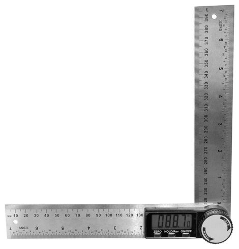 Digitális szögmérő 200 x 200 mm 360°, Brüder Mannesmann M81220 3. kép
