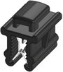 WKK 50096 Kábelkötöző 200 mm 4.80 mm Fekete Átlós kábelkötegelés, Hőstabilizált, Időjárásálló 1 db bélyegkép