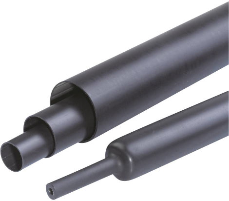 Hongshang HRA3 55/16 Zsugorcső ragasztóval Fekete 55 mm 16 mm Zsugorodási arány:3:1 1.22 m