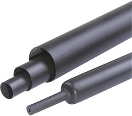 Hongshang HRA3 95/25 Zsugorcső ragasztóval Fekete 95 mm 30 mm Zsugorodási arány:3:1 1.22 m