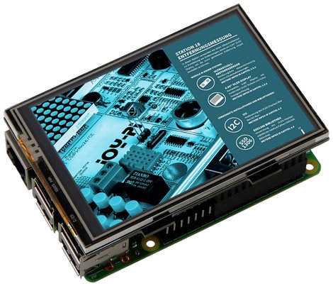 Joy-it JT3.5TR Érintőkijelzős modul 8.9 cm (3.5 coll) 480 x 320 Pixel Alkalmas: Raspberry Pi