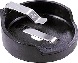 MPD BH1000G Gombelemtartó 1x CR 2477 Vízszintes, Átdugaszolós, THT (H x Sz x Ma) 30 x 28 x 18 mm