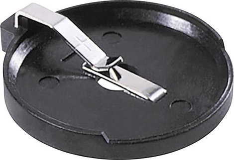 MPD BH3000 Gombelemtartó 1x BR 3032 Vízszintes, Átdugaszolós, THT (H x Sz x Ma) 37 x 33 x 15 mm