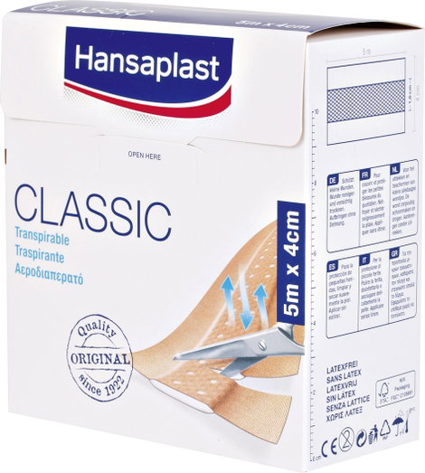 Hansaplast 1556520 Ragtapasz 5 m x 4 cm 2. kép