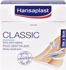 Hansaplast 1556521 Ragtapasz 5 m x 8 cm
