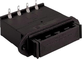 Bulgin BX0027 Elemtartó 4 Ceruza (AA) Forrasztható csatlakozó (H x Sz x Ma) 95.3 x 61.2 x 26 mm