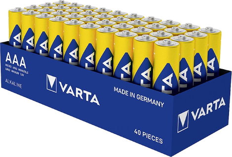 Varta Mikroelem LONGLIFE Power AAA Tray 40 Alkáli mangán 1.5 V 40 db
