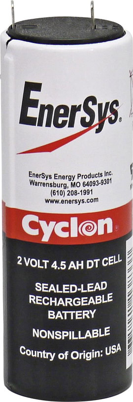 EnerSys Hawker Cyclon DT Ólomakku 2 V 4.5 Ah Ólom-vlies (AGM) (Ø x Ma) 34 mm x 103 mm 4,8 mm-es lapo