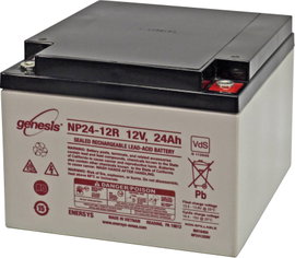 EnerSys Genesis Ólomakku 12 V 24 Ah Ólom-vlies (AGM) (Sz x Ma x Mé) 166 x 125 x 175 mm M5 csavaros c