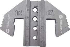 TOOLCRAFT PLE-IQ3 1595620 Krimpelő betét Napelemes dugós csatlakozó 6.0 - 1.5 mm² Alkalmas márka TOO