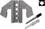 TOOLCRAFT PLE-IQ3 1595620 Krimpelő betét Napelemes dugós csatlakozó 6.0 - 1.5 mm² Alkalmas márka TOO 2. bélyegkép