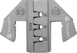 TOOLCRAFT PLE-0K3 1595623 Krimpelő betét német Alkalmas márka TOOLCRAFT PZ-500