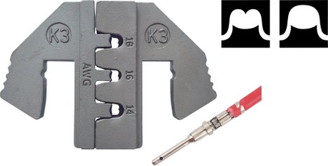TOOLCRAFT PLE-0K3 1595623 Krimpelő betét német Alkalmas márka TOOLCRAFT PZ-500 2. kép