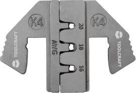 TOOLCRAFT PLE-0K4 1595624 Krimpelő betét német Alkalmas márka TOOLCRAFT PZ-500