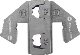 TOOLCRAFT PLE-0F1 1595756 Krimpelő betét Érvéghüvelyek 25 - 35 mm² Alkalmas márka TOOLCRAFT PZ-500
