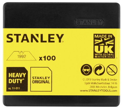 STANLEY 1-11-921 1992-es, Trapezoid pengék, nem vágott 100db. 1 db 5. kép