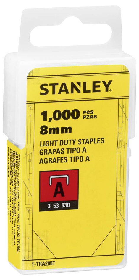 A típusú kapcsok 8mm 1000 db. 1 db Stanley 1-TRA205T 3. kép