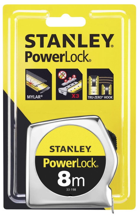 Stanley Powerlock 1-33-198 Mérőszalag 8 m 5. kép