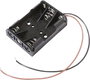 MPD BC3AAAW Elemtartó 3 Mikro (AAA) Kábeles (H x Sz x Ma) 52 x 38 x 14 mm bélyegkép