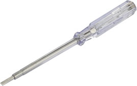 TOOLCRAFT Fázisvizsgáló Pengeszélesség=4 mm Penge hossz=100 mm Feszültség (tartomány)=100 - 250 V/AC