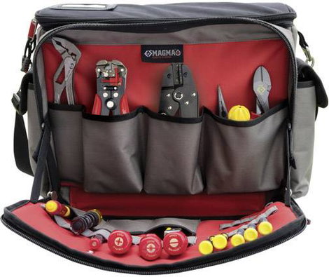 C.K Max MA2639 Technikus Szerszámos táska tartalom nélkül (H x Sz x Ma) 500 x 360 x 400 mm 9. kép