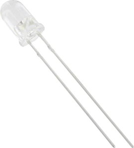 HuiYuan 5013K3C-BA Infravörös dióda 940 nm 30 ° 5 mm Radiális kivezetéssel