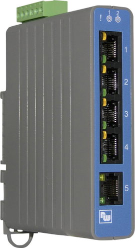 Wachendorff Ethernet Switch, 5 Ports - ETHSW50K Ipari Ethernet switch