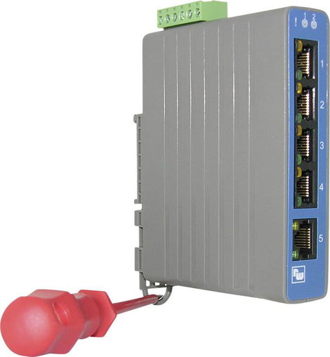 Wachendorff Ethernet Switch, 5 Ports - ETHSW50K Ipari Ethernet switch 3. kép