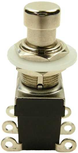 Cliff FC71055 FC71055 Lábkapcsoló 250 V/AC 1 A 2 x BE/BE Reteszelő 1 db