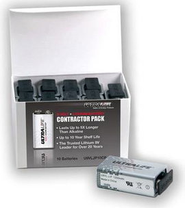 Ultralife U9VL-J-P 6LR61 9V-os elem Lítium 1200 mAh 9 V 10 db