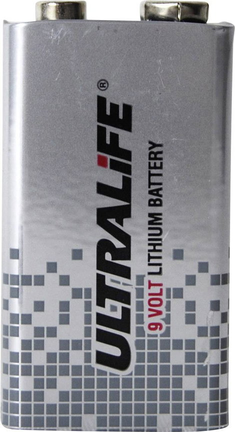 Ultralife U9VL-J-P 6LR61 9V-os elem Lítium 1200 mAh 9 V 10 db 2. kép