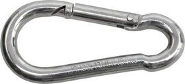 SWG 680 154 861 80 Tűzoltó karabiner horganyzott acél (H x Sz) 60 mm x 6 mm